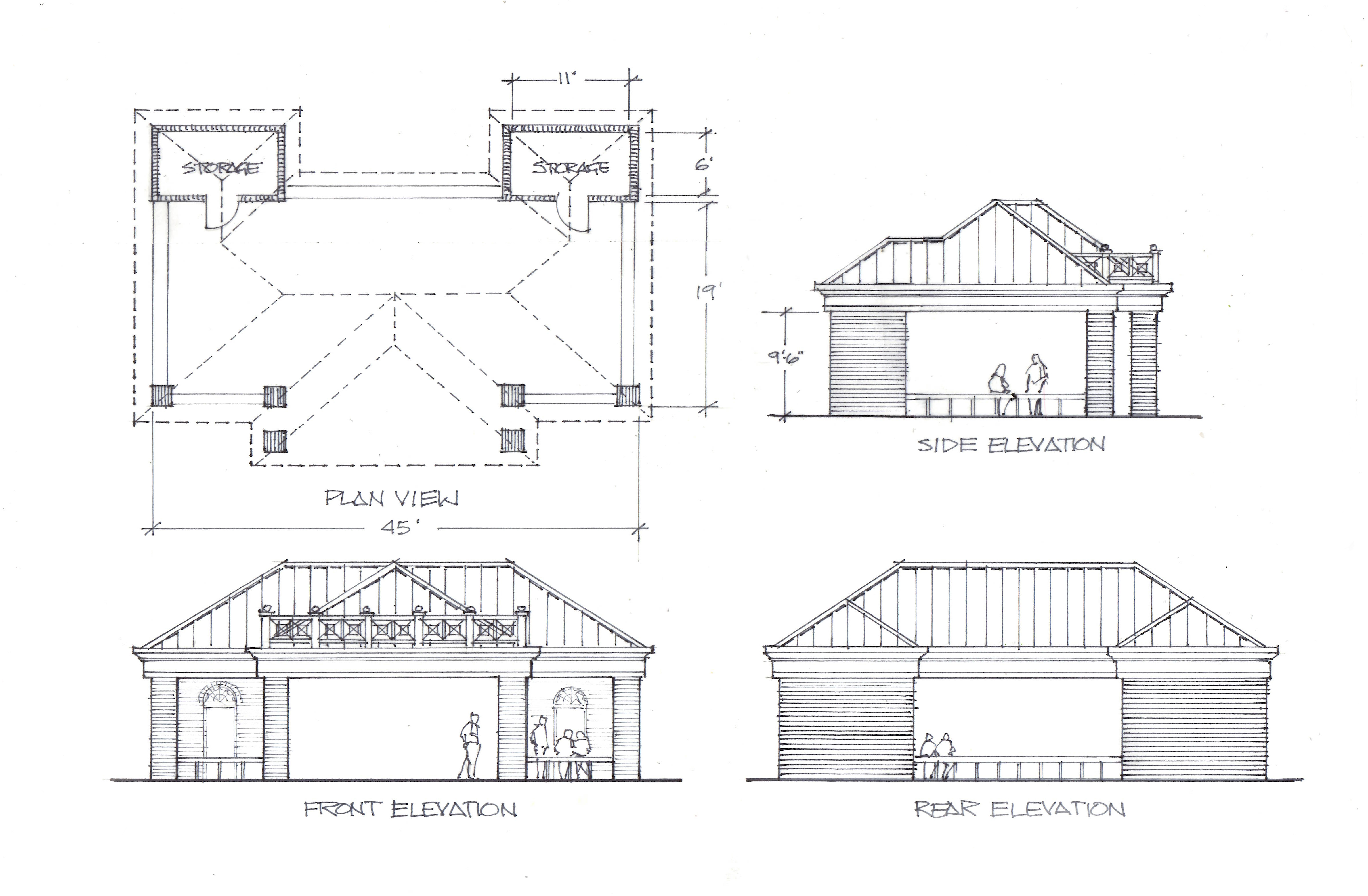 Outdoor Pavilion drawings